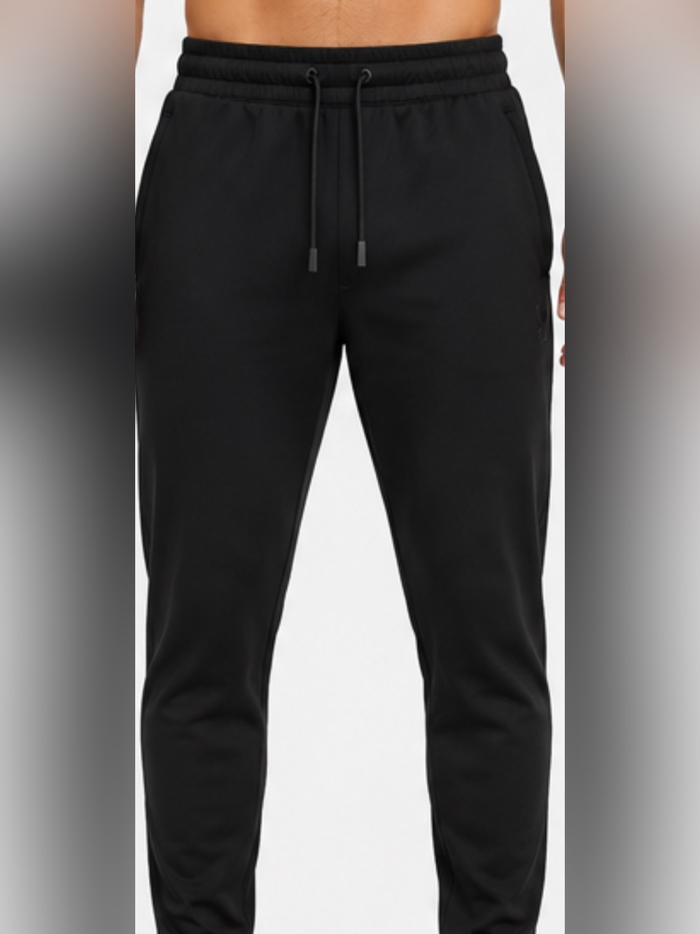 Spyder Men’s Jogger Track Pants Black Size L Zip Pocket Athletic Lounge